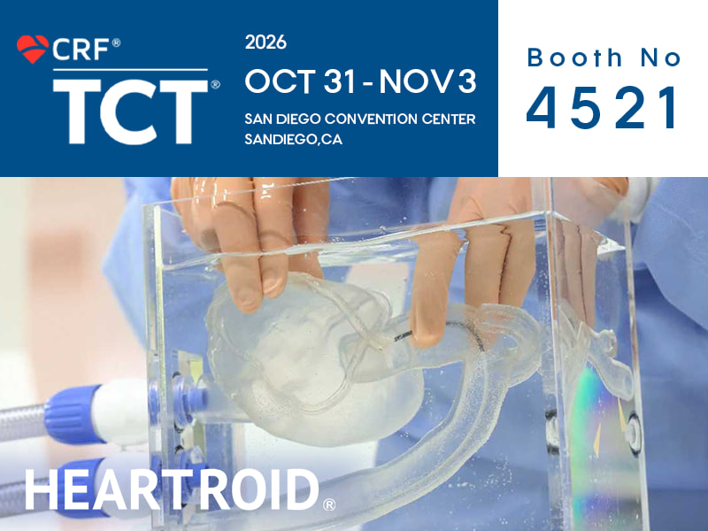 TCT 2026 / 31 de outubro a 3 de novembro, San Diego Convention Center / HEARTROID Estande 4521